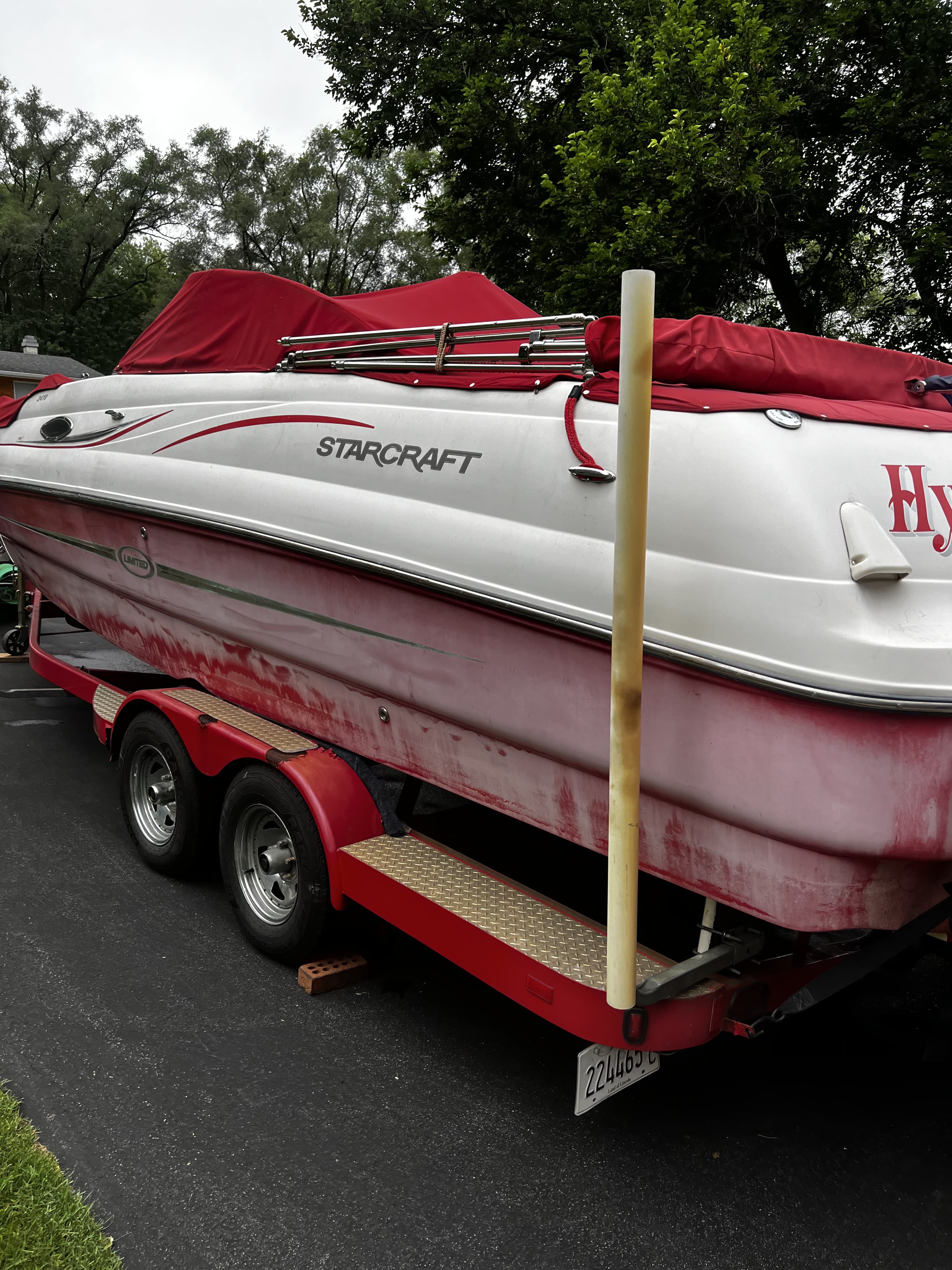 Boat before being detailed